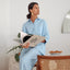 Loose cotton home clothing set