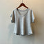 U-neck short sleeved t-shirt top