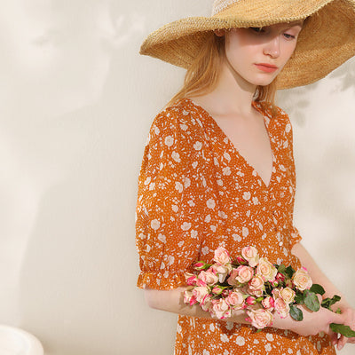 Mulberry silk dress