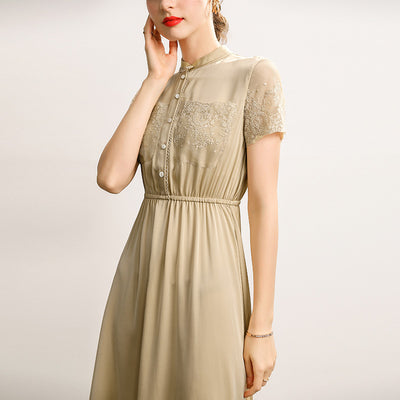 Mulberry silk dress