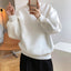Thin loose top sweater