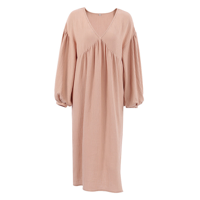 cotton loose fitting nightgown