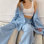 Loose cotton home clothing set