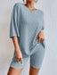 Casual loose round neck suit