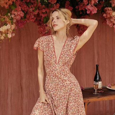 Mulberry silk dress