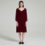 V-neck velvet nightgown