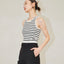 Knitting striped camisole