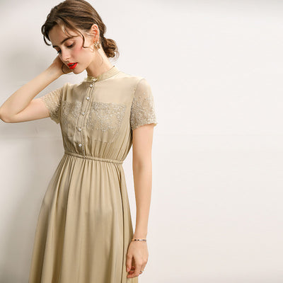 Mulberry silk dress