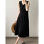 Sleeveless u-neck dress