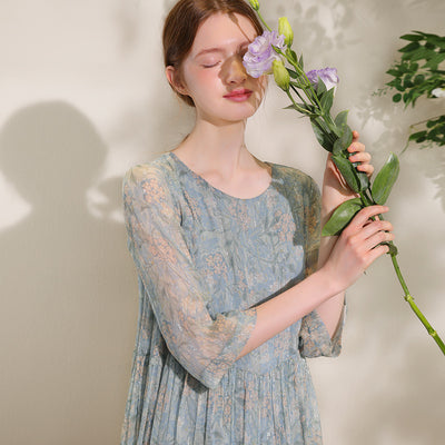 Mulberry silk dress