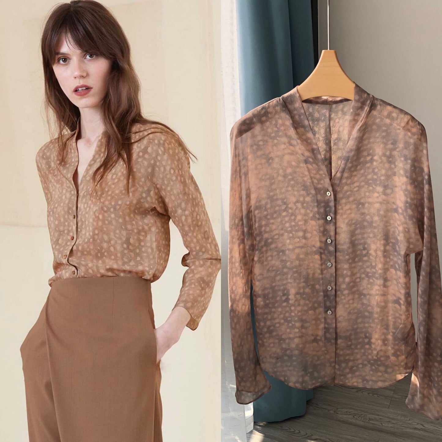 Mulberry silk top