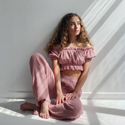 Cotton pajamas set