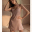 Lace suspender nightgown