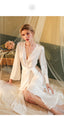 Silk face nightgown