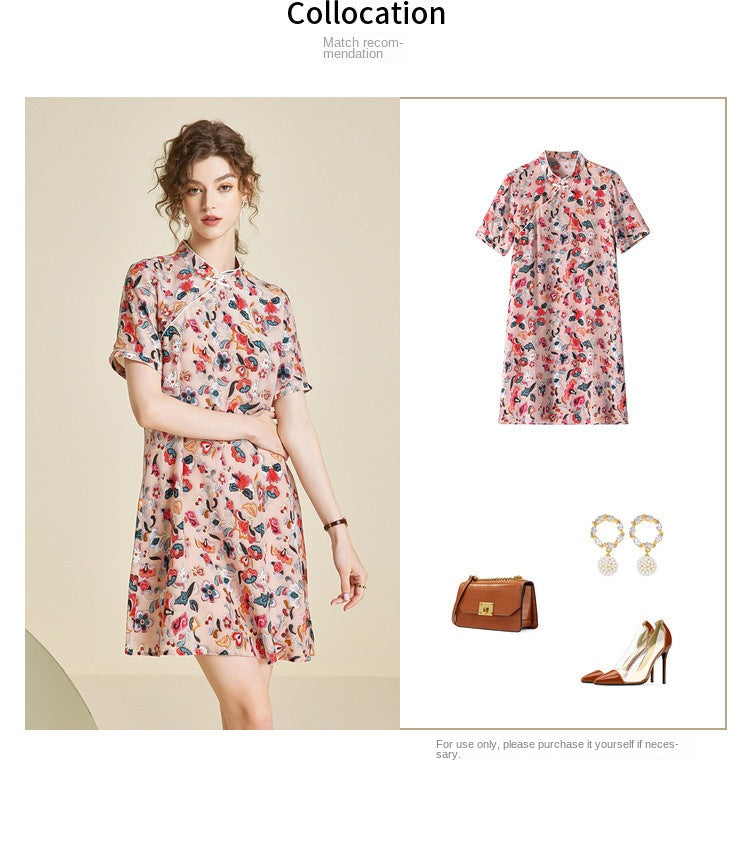 Mulberry silk dress